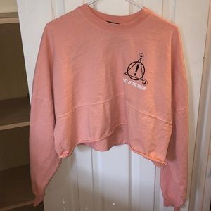 Cropped Panic at the disco long sleeve